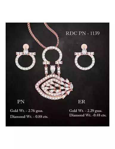 Pendant Earrings combo - 1139