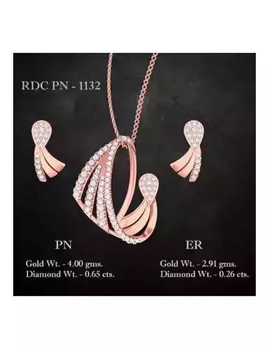 Pendant Earrings combo - 1132