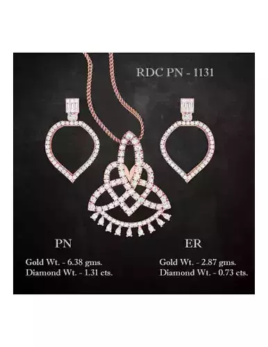 Pendant Earrings combo - 1131