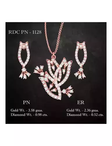 Pendant Earrings combo - 1128