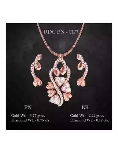 Pendant Earrings combo - 1127