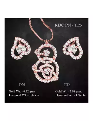 Pendant Earrings combo - 1125