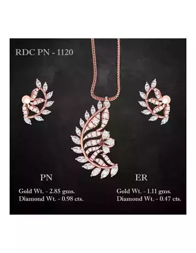 Pendant Earrings combo - 1120