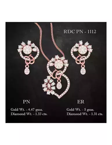 Pendant Earrings combo - 1112