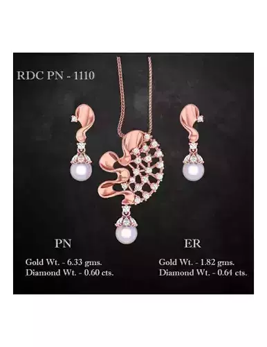 Pendant Earrings combo - 1110 3D print model