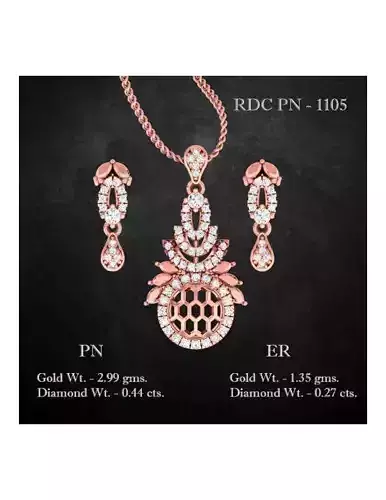 Pendant Earrings combo - 1105