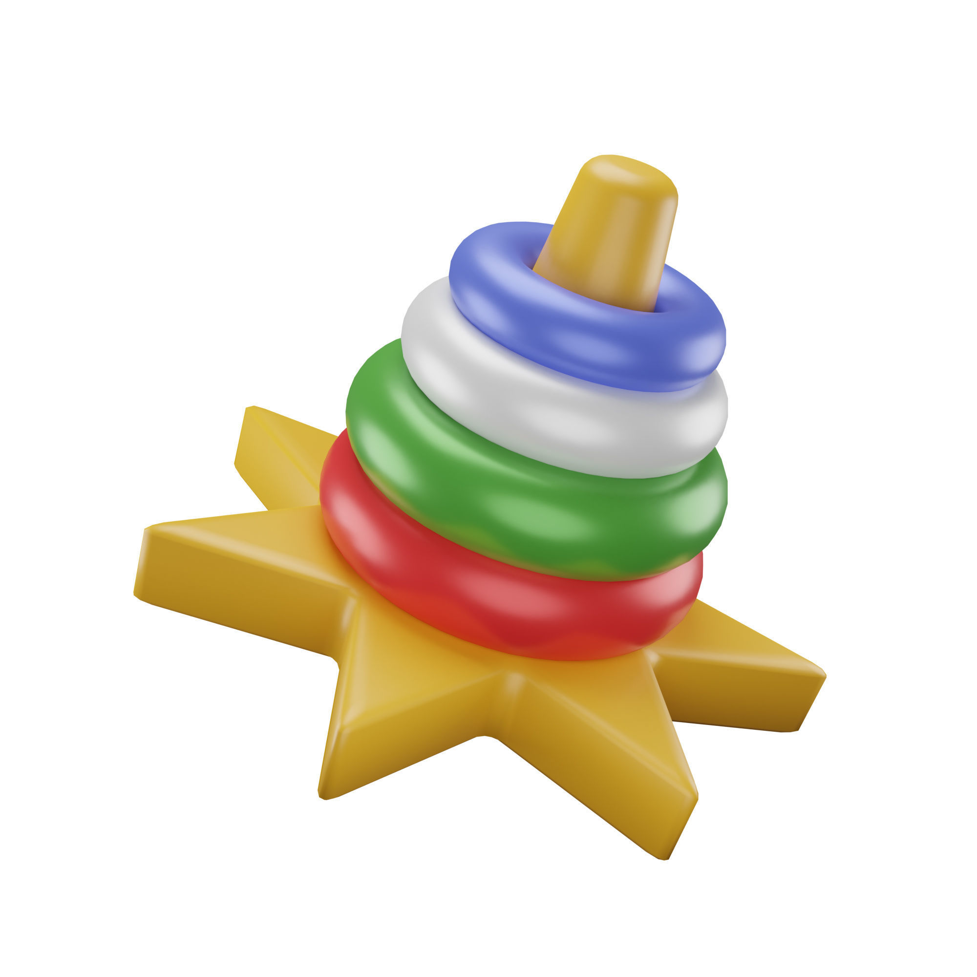 Kid Toys Icon Pack 3D Model Low-poly 3D model_11