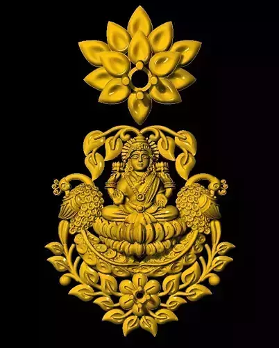 Earring indian buddha