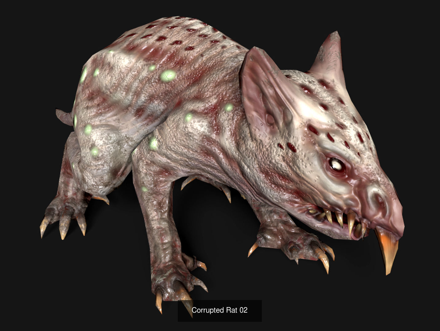 Corrupted Rats 3D Model Collection_6