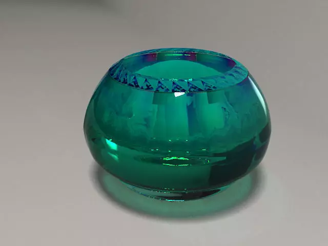Colored Glass Vase 2 - Realistic 3D model