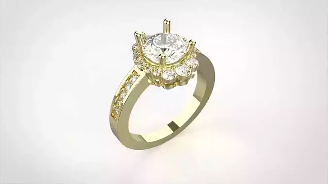 woman diamond ring R00185