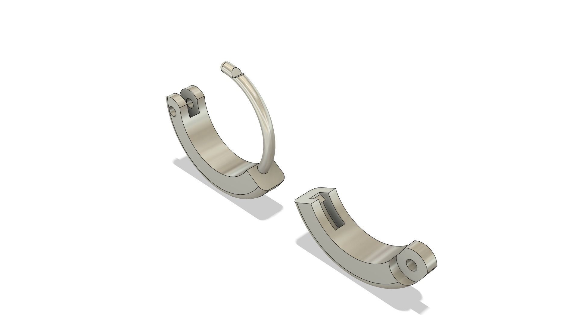 10mm Hoop Earring 3D print model_13