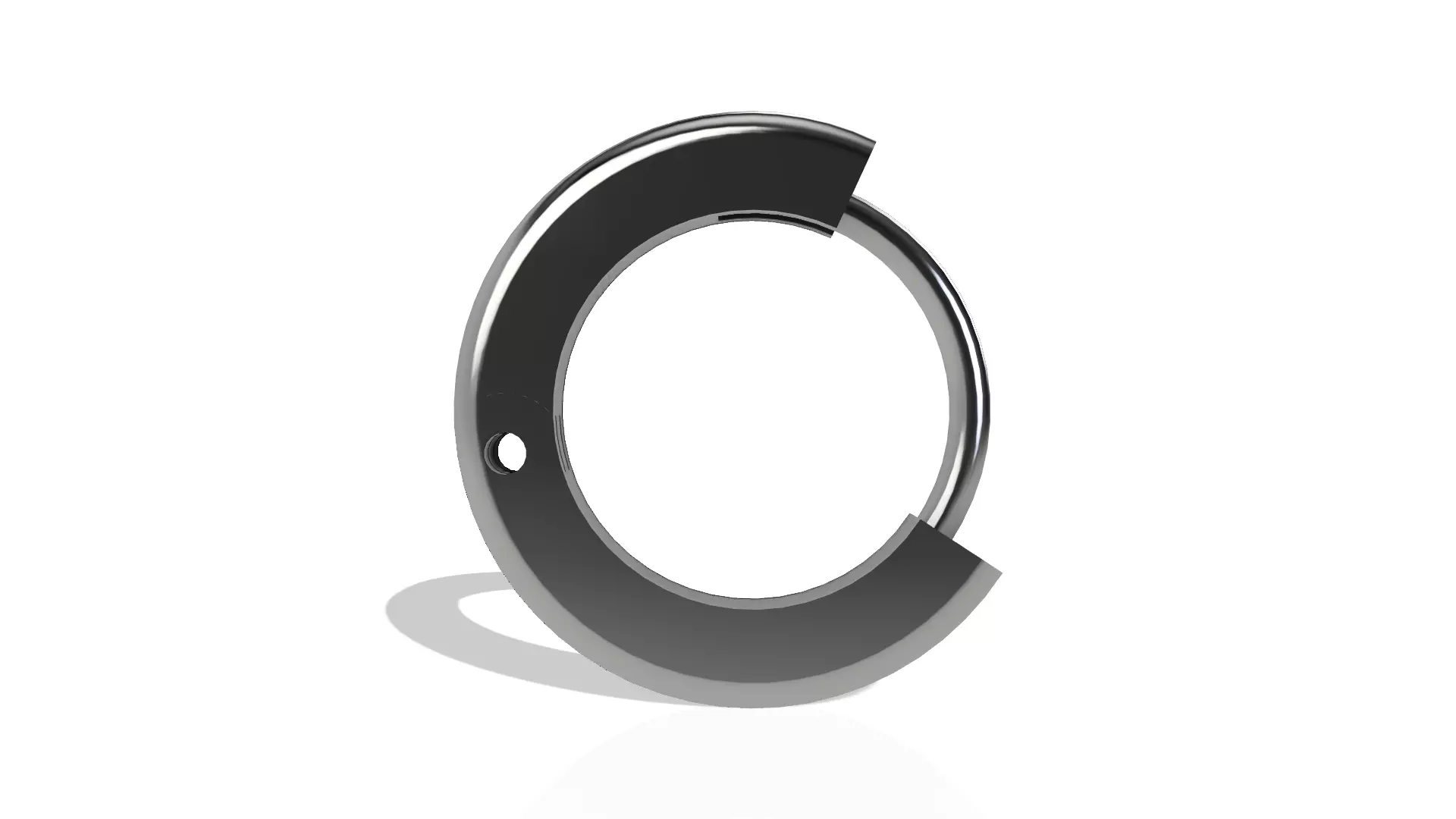 10mm Hoop Earring 3D print model_0