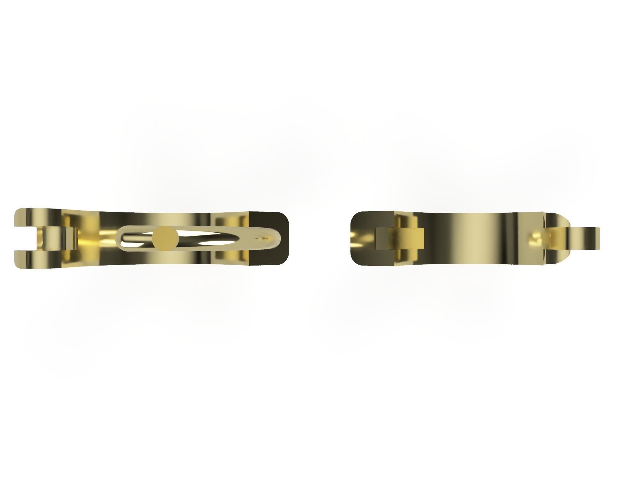 10mm Hoop Earring 3D print model_8