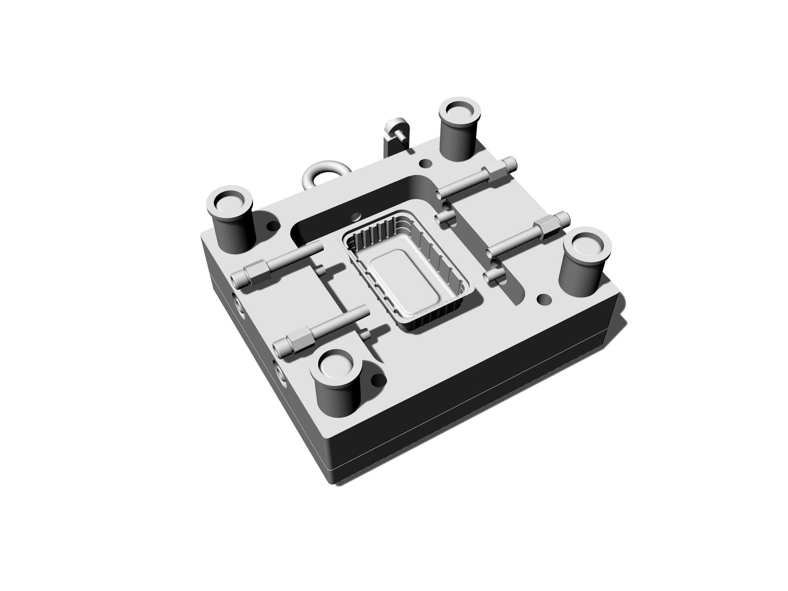 Injection Mold Box Plastic 3D model_5