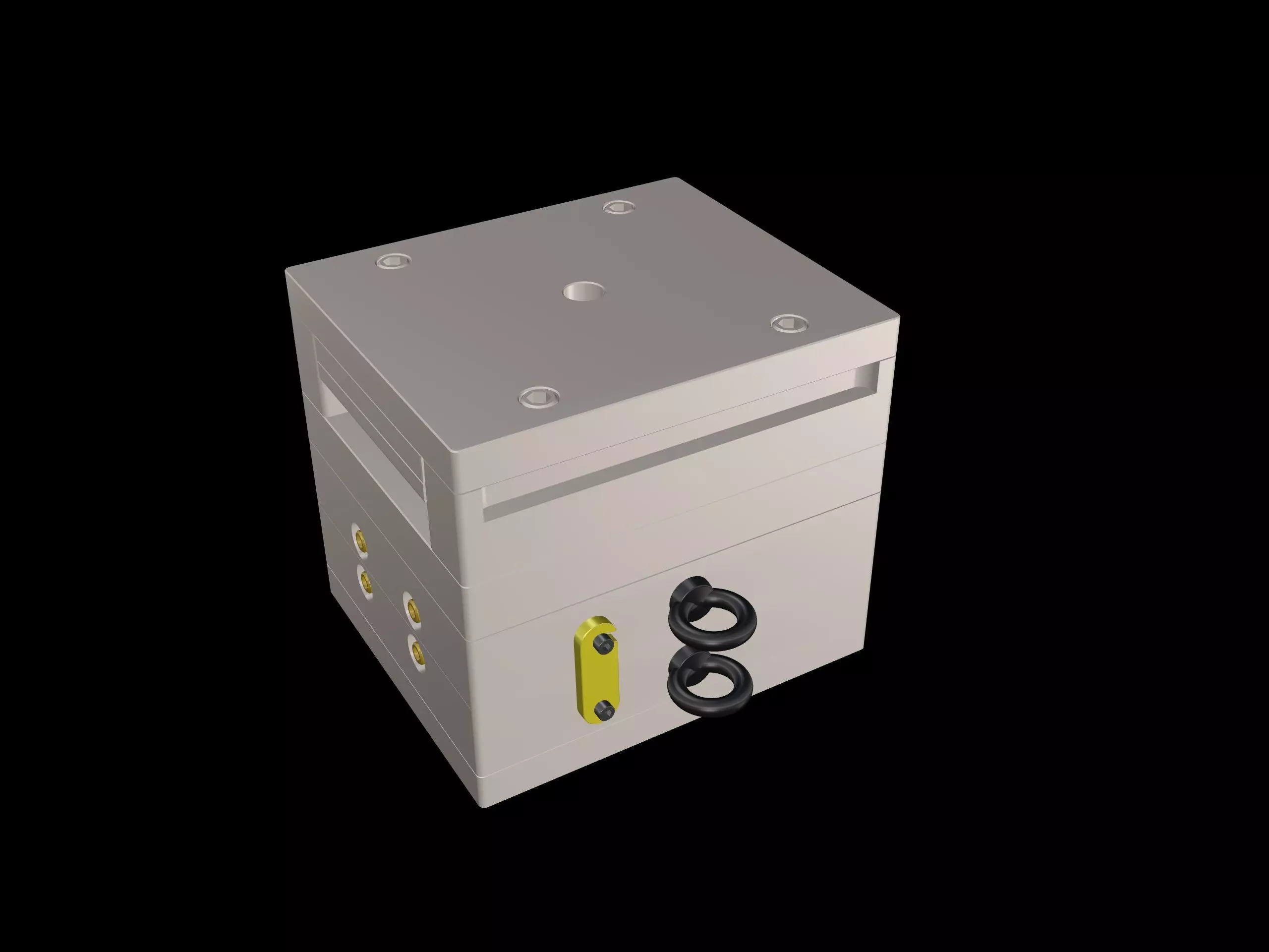 Injection Mold Box Plastic 3D model_0