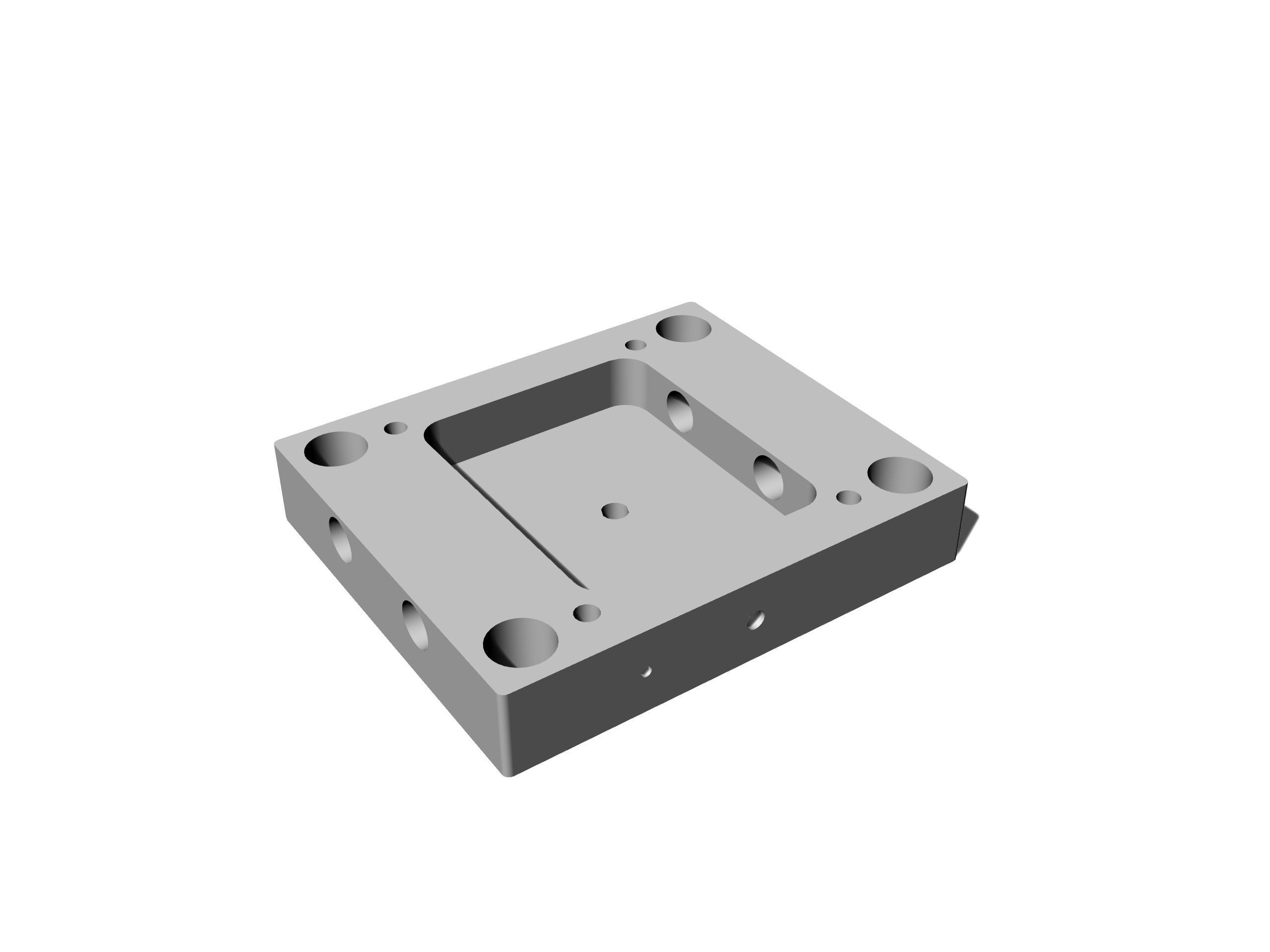 Injection Mold Box Plastic 3D model_1