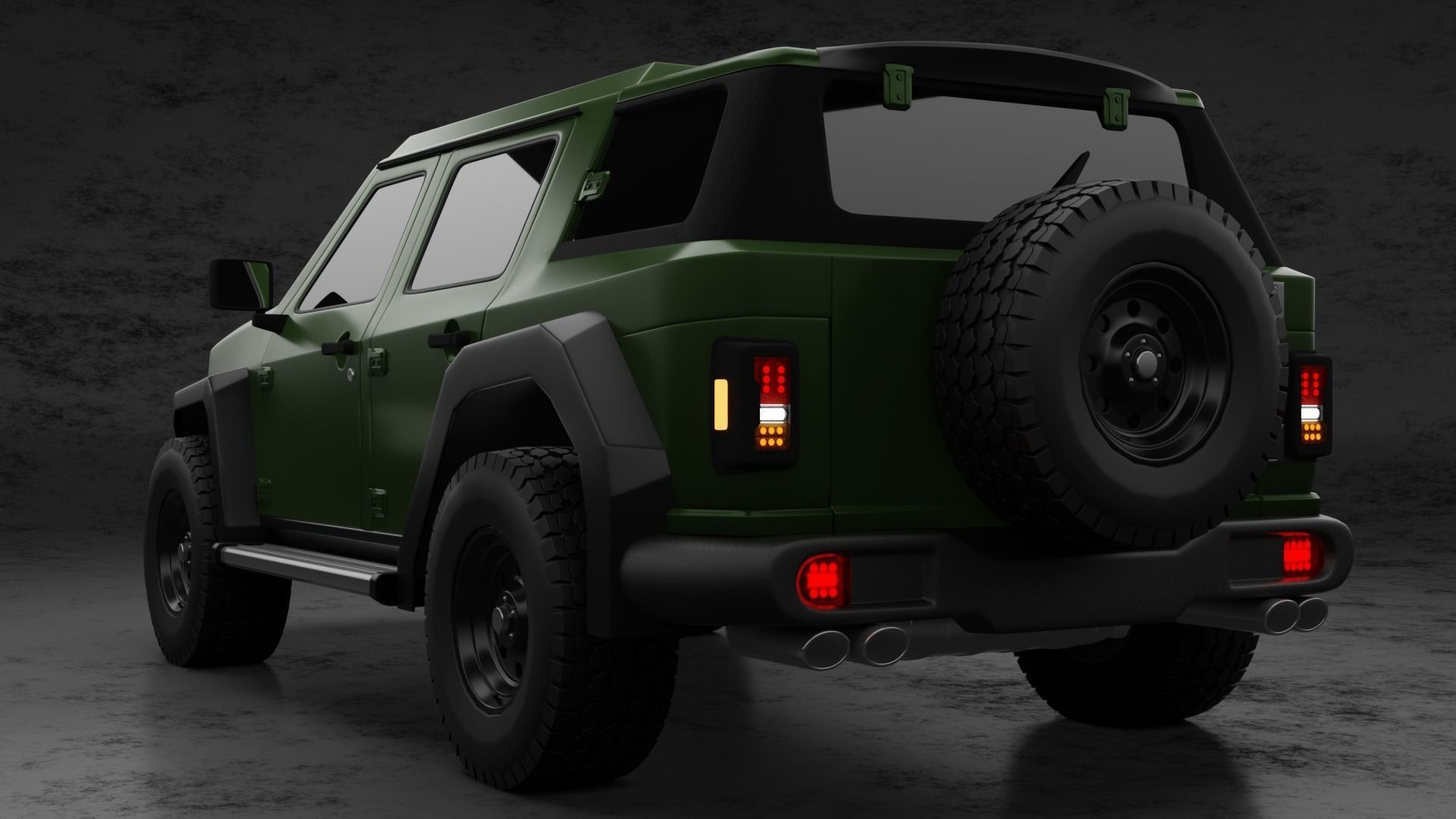 Indonesian Military Vehicle New Concept 3D model_1