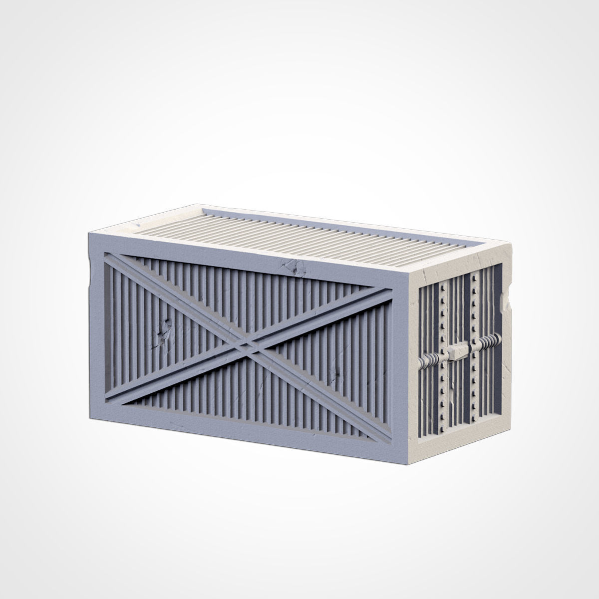 CLASSIC RUINS WTC SET 02 3D print model_17