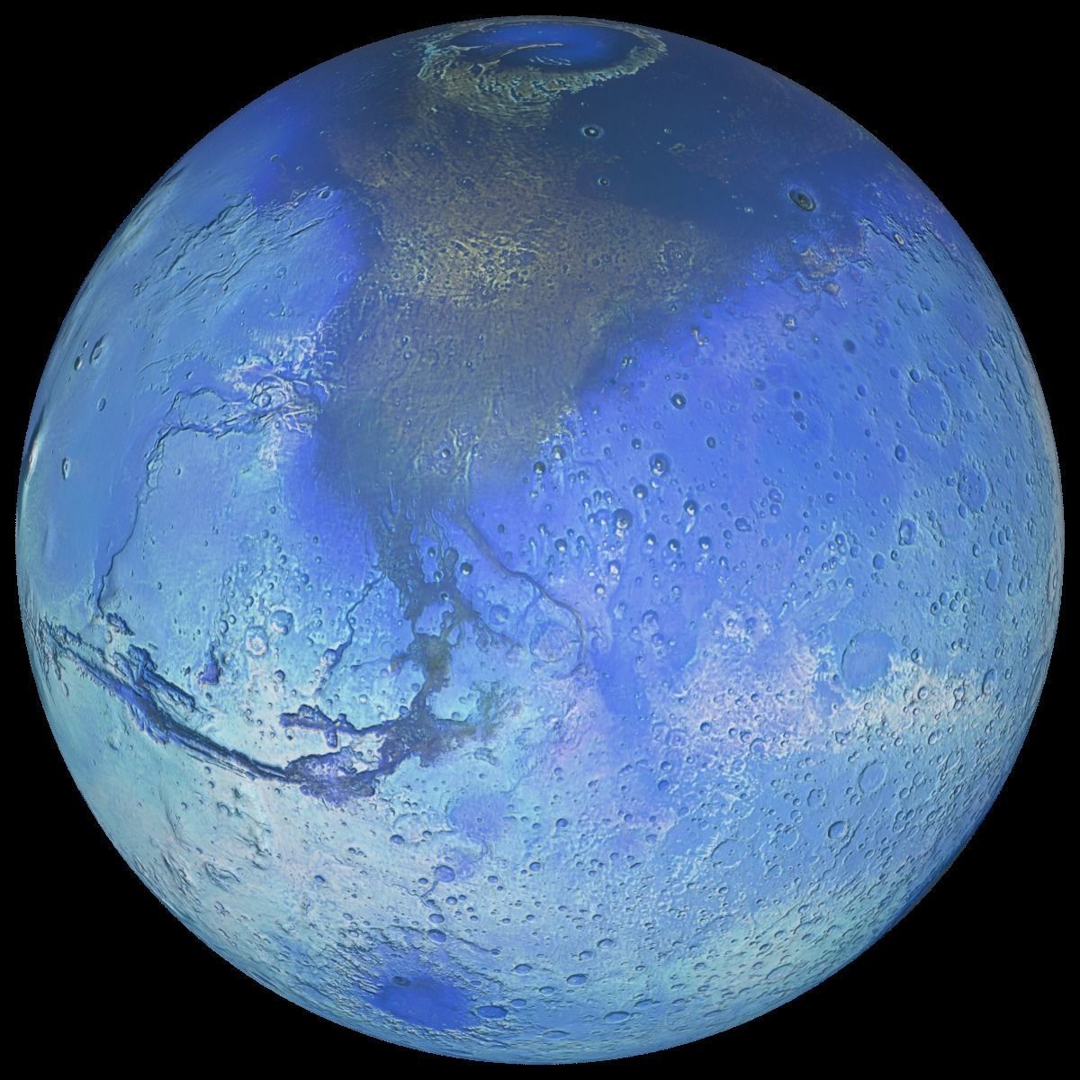 Mars 3D Globe 2 3D model_35