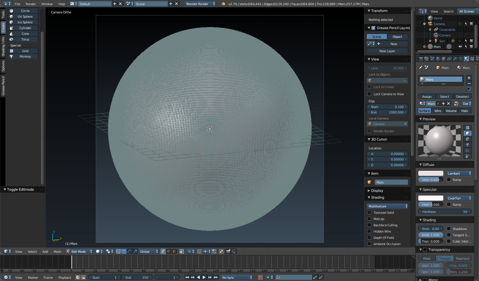 Mars 3D Globe 2 3D model_10