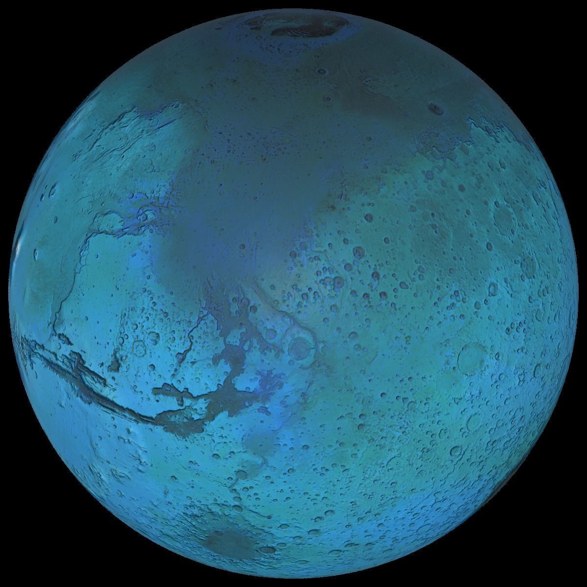 Mars 3D Globe 2 3D model_21