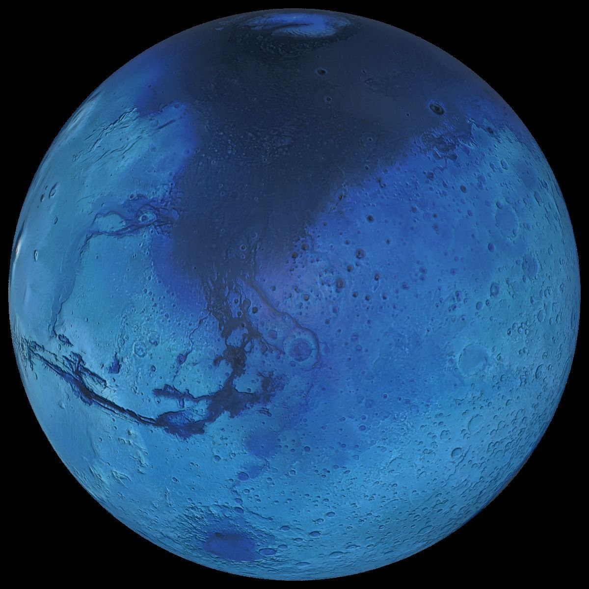 Mars 3D Globe 2 3D model_41