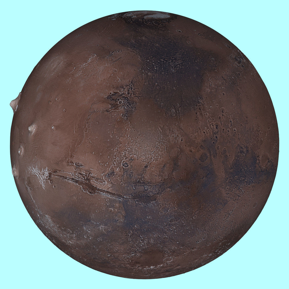 Mars 3D Globe 2 3D model_8