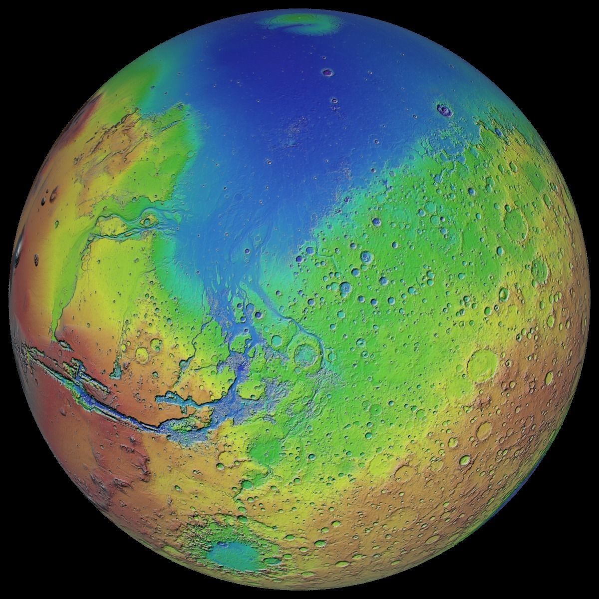 Mars 3D Globe 2 3D model_33