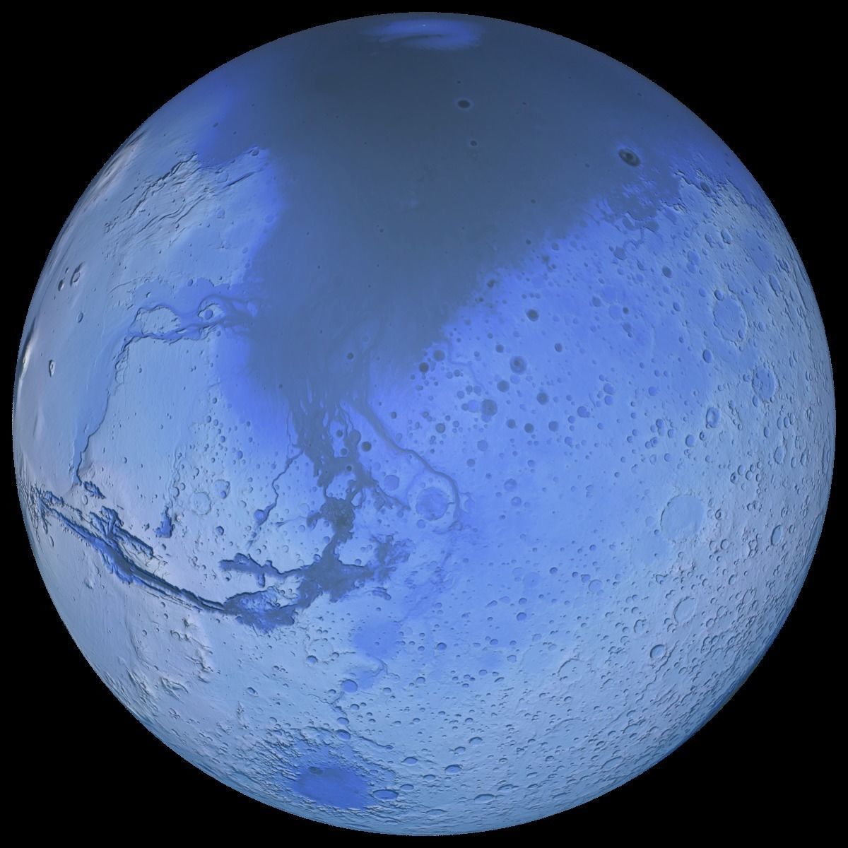 Mars 3D Globe 2 3D model_25