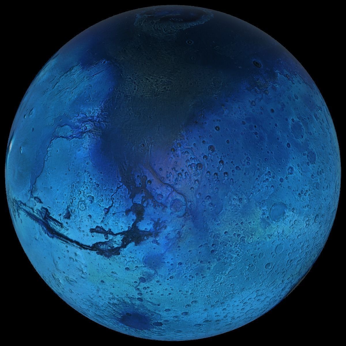 Mars 3D Globe 2 3D model_29