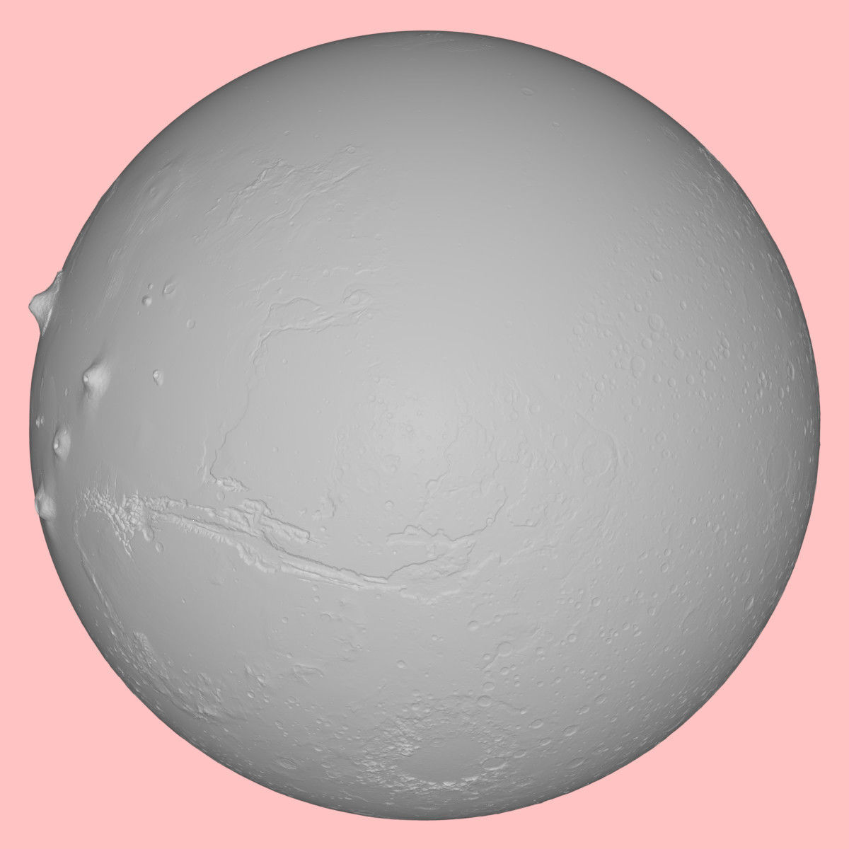 Mars 3D Globe 2 3D model_5