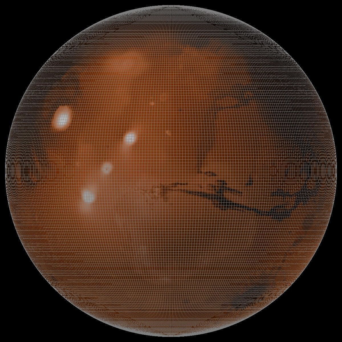 Mars 3D Globe 2 3D model_14