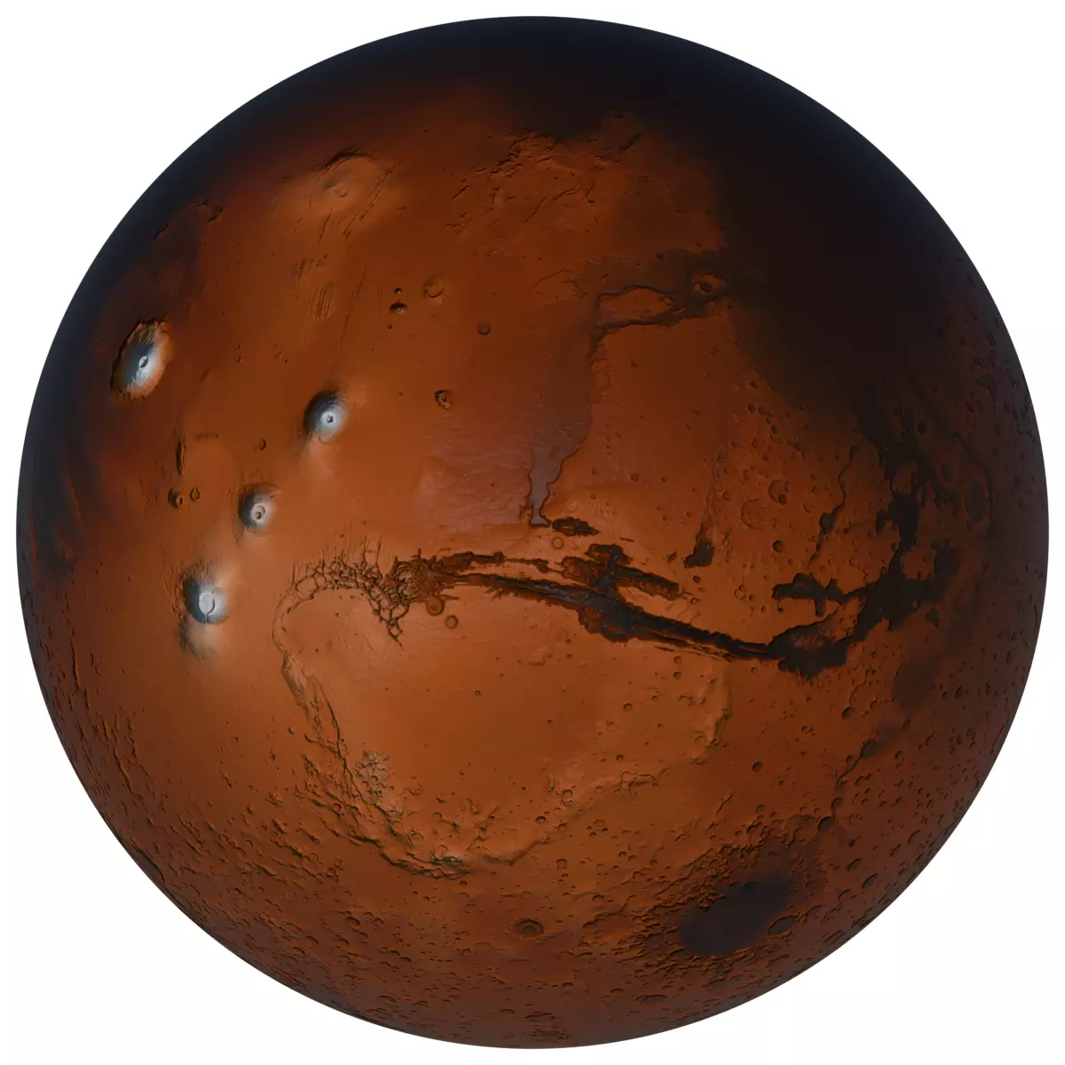 Mars 3D Globe 2 3D model_0