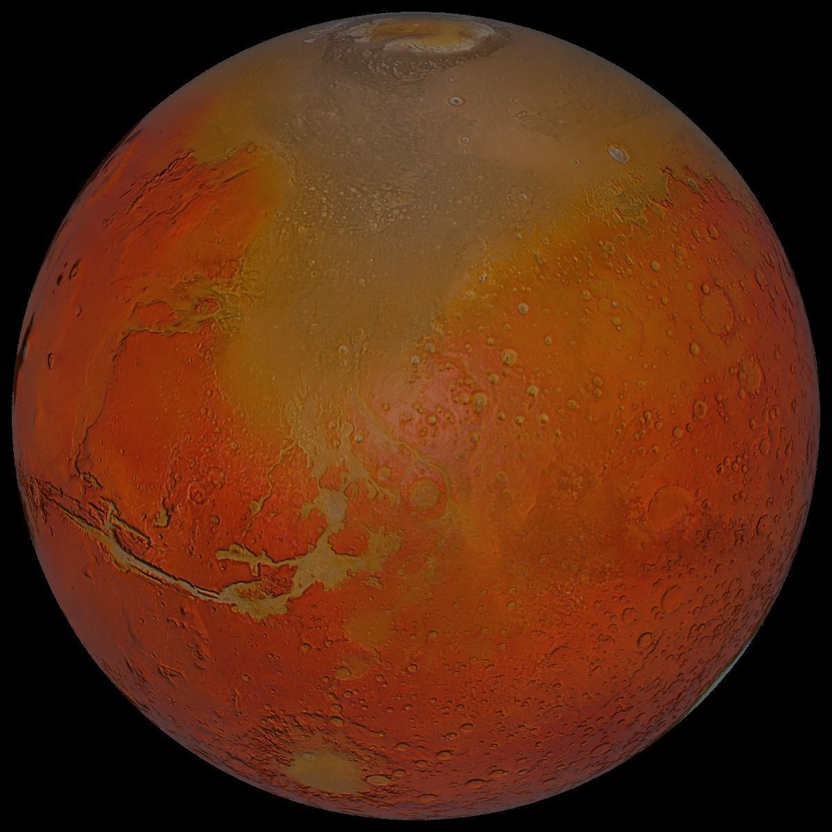 Mars 3D Globe 2 3D model_32