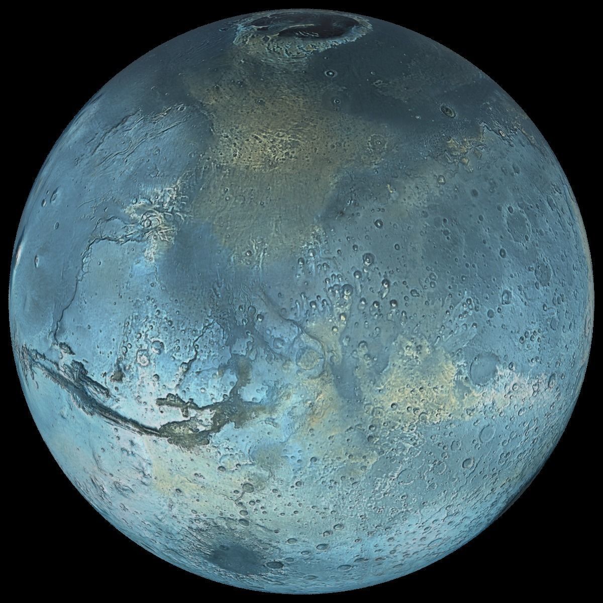 Mars 3D Globe 2 3D model_19