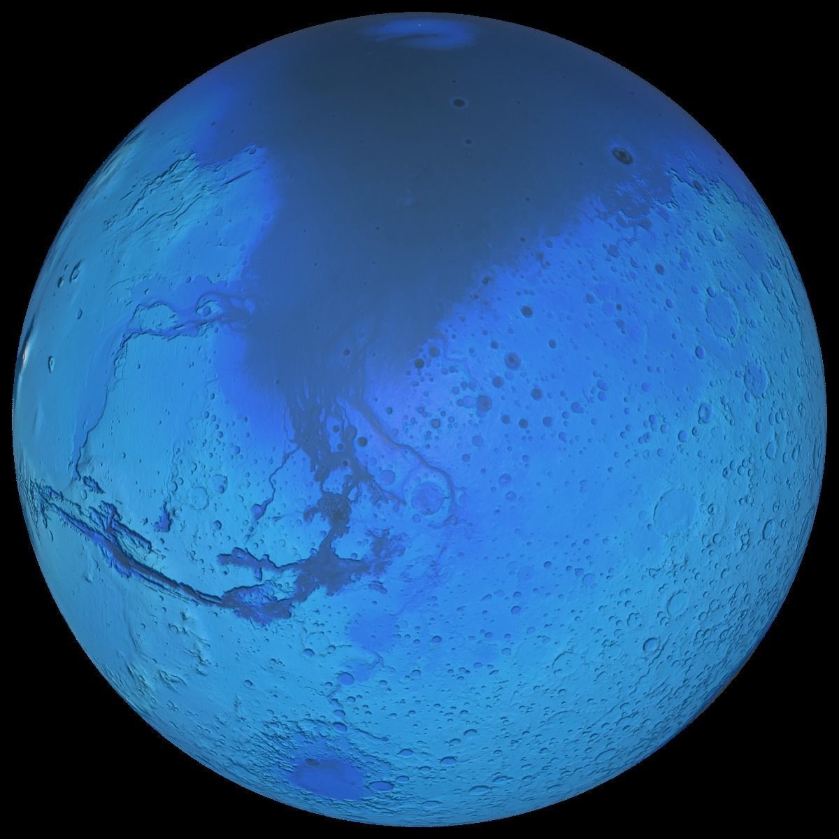 Mars 3D Globe 2 3D model_18