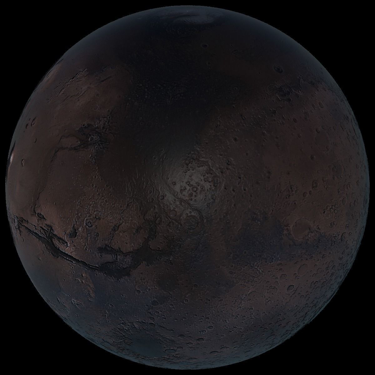 Mars 3D Globe 2 3D model_30