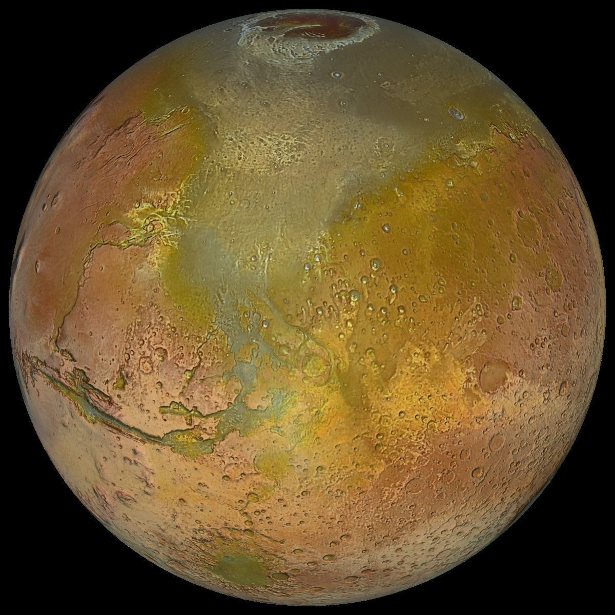 Mars 3D Globe 2 3D model_42