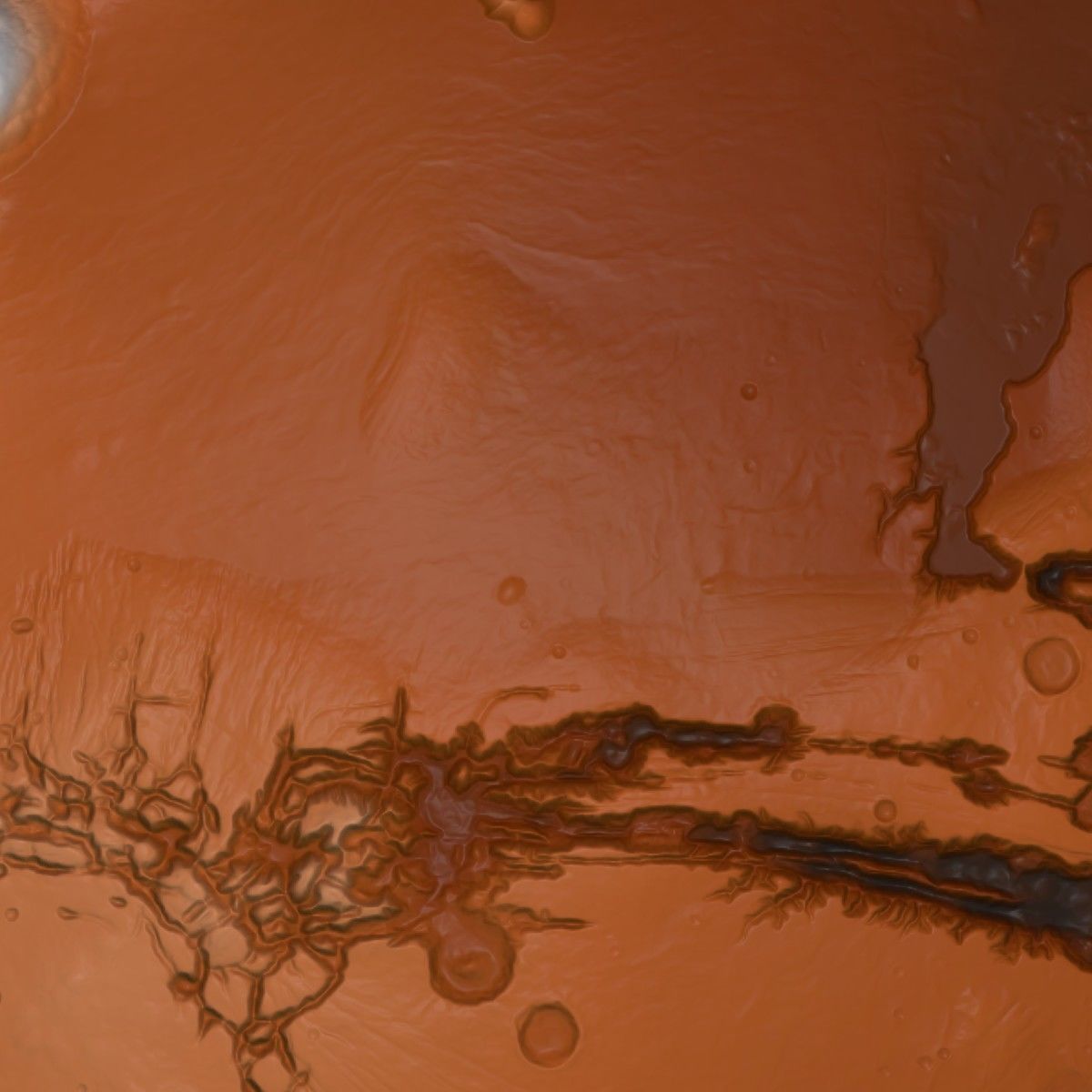 Mars 3D Globe 2 3D model_3