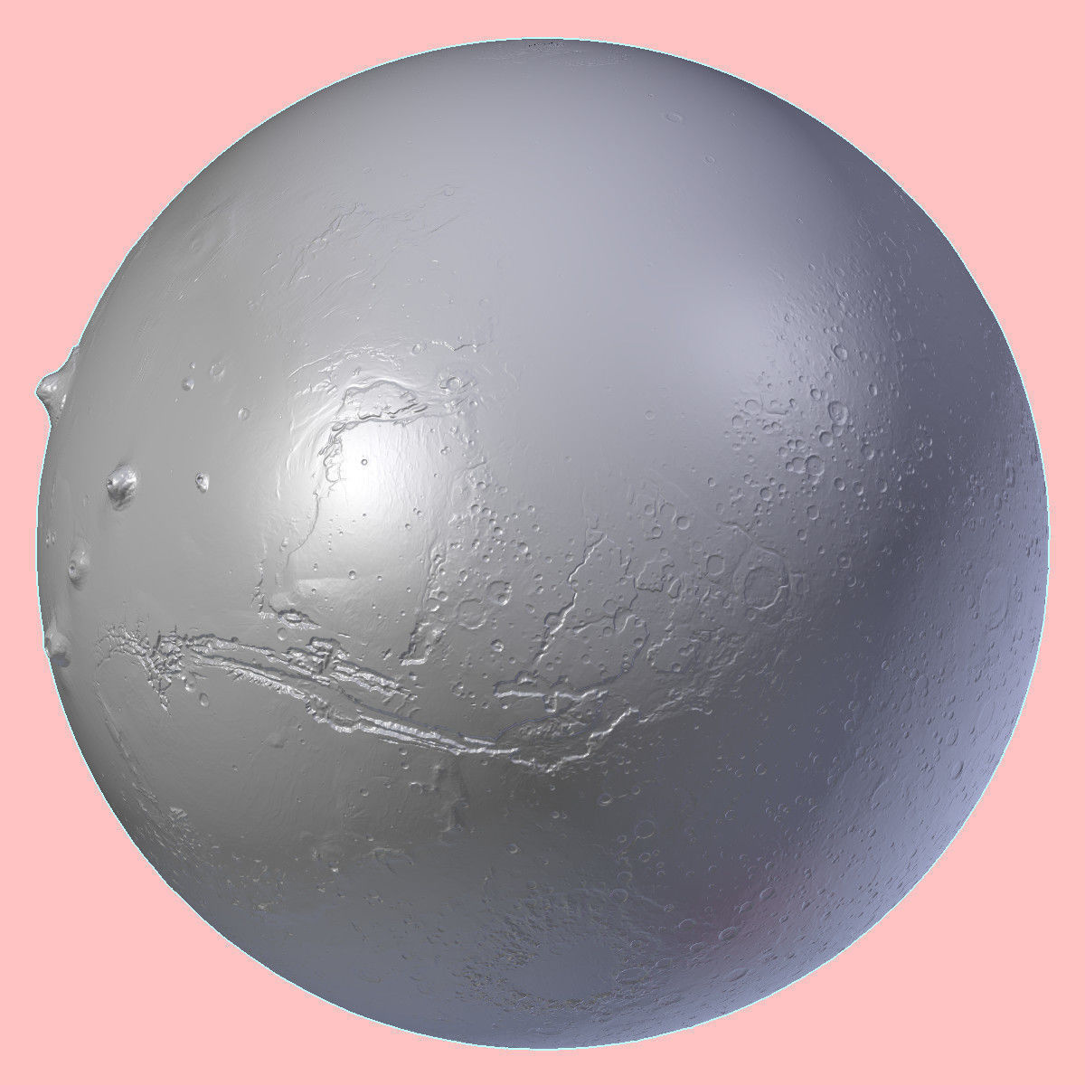 Mars 3D Globe 2 3D model_6