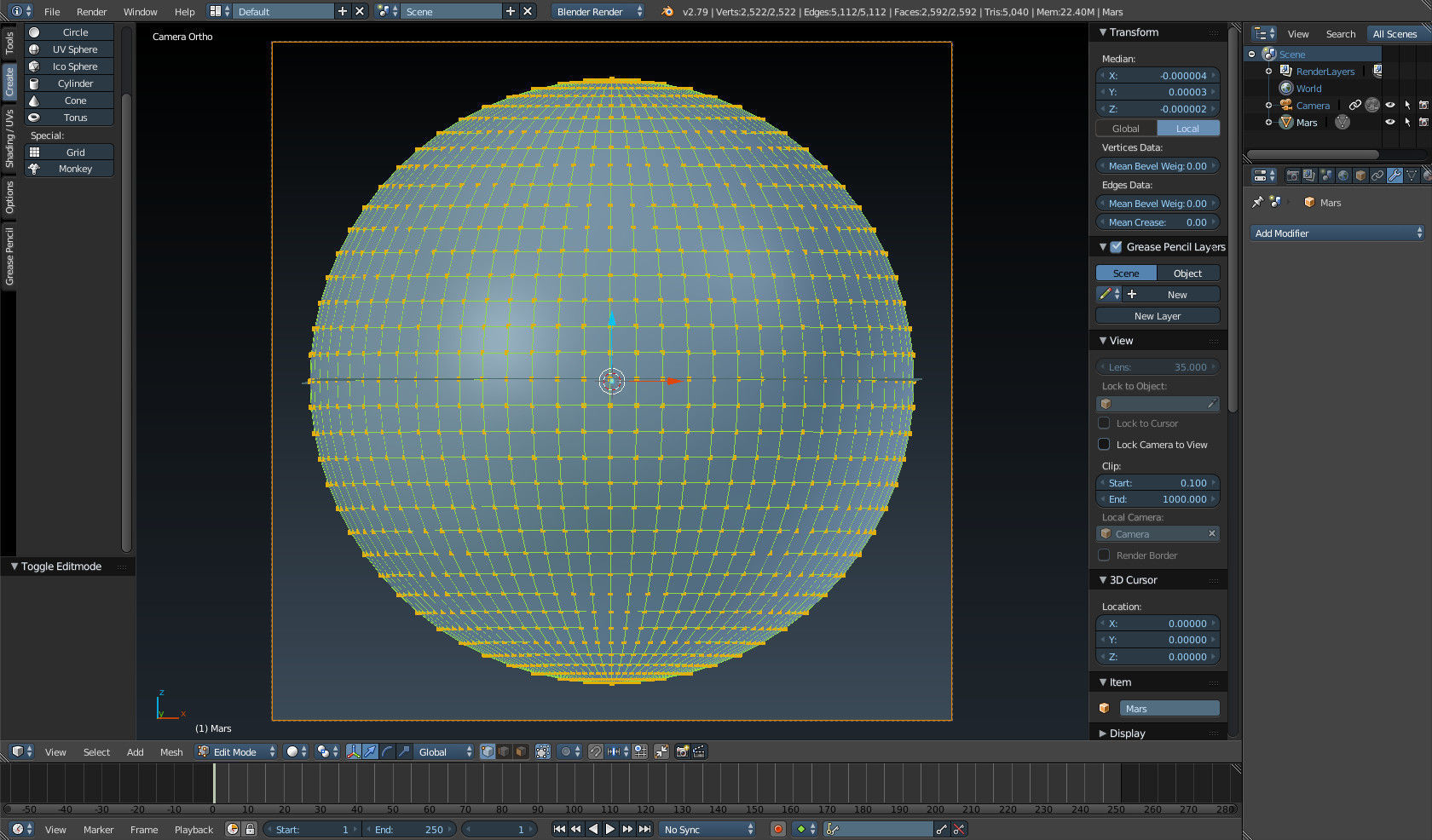 Mars 3D Globe 2 3D model_9