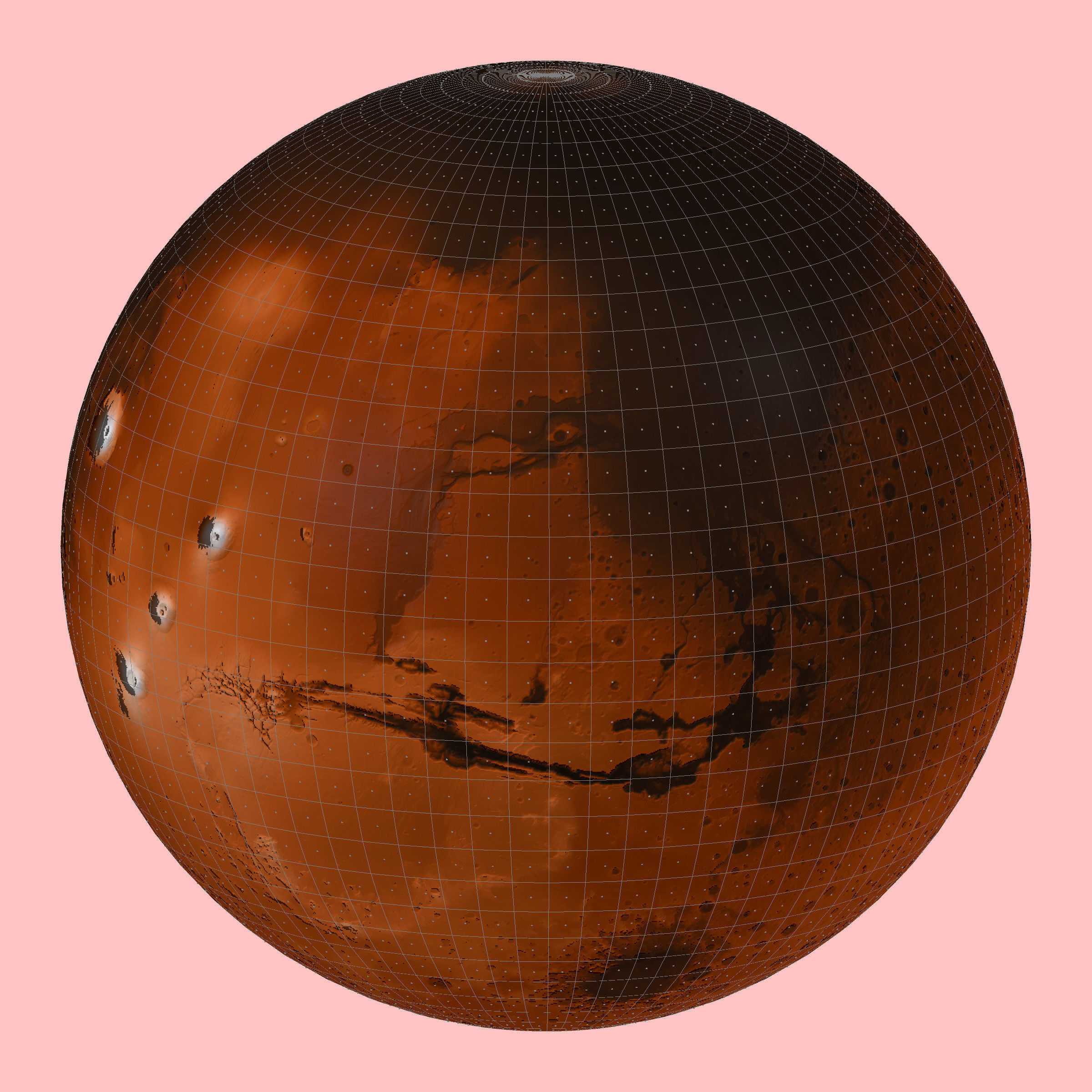 Mars 3D Globe 2 3D model_12
