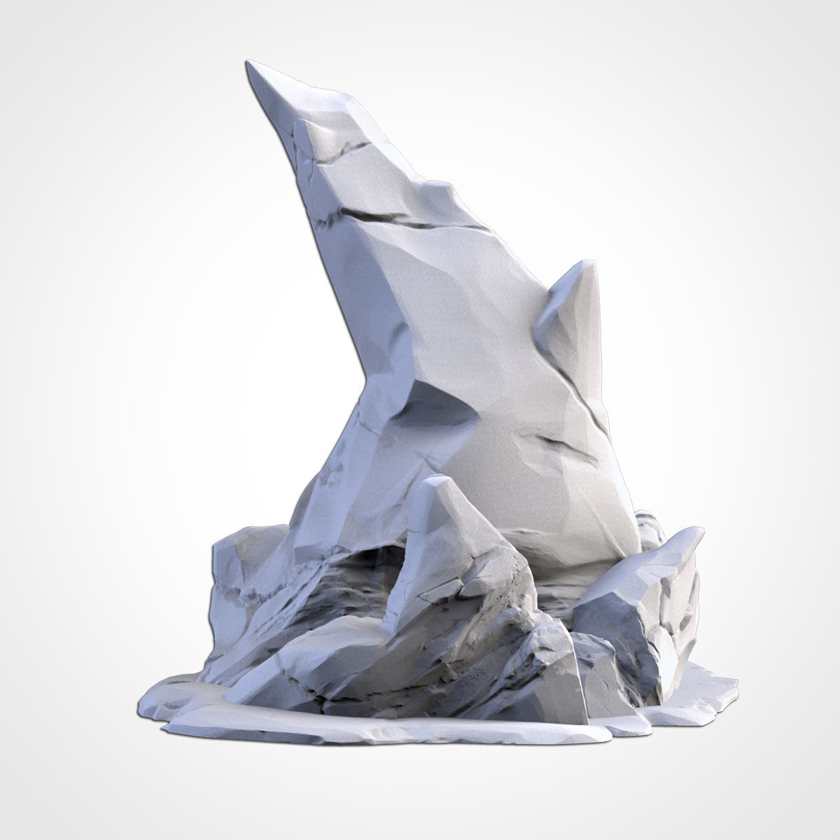 ICE MOUNTAINS 3D print model_1