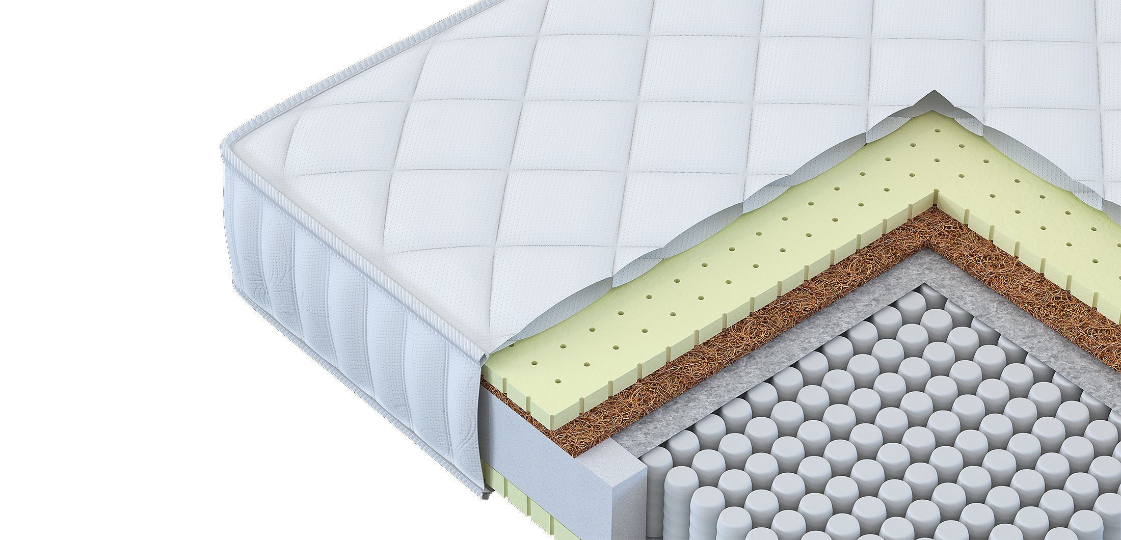 Mattress section 2 3D model_3