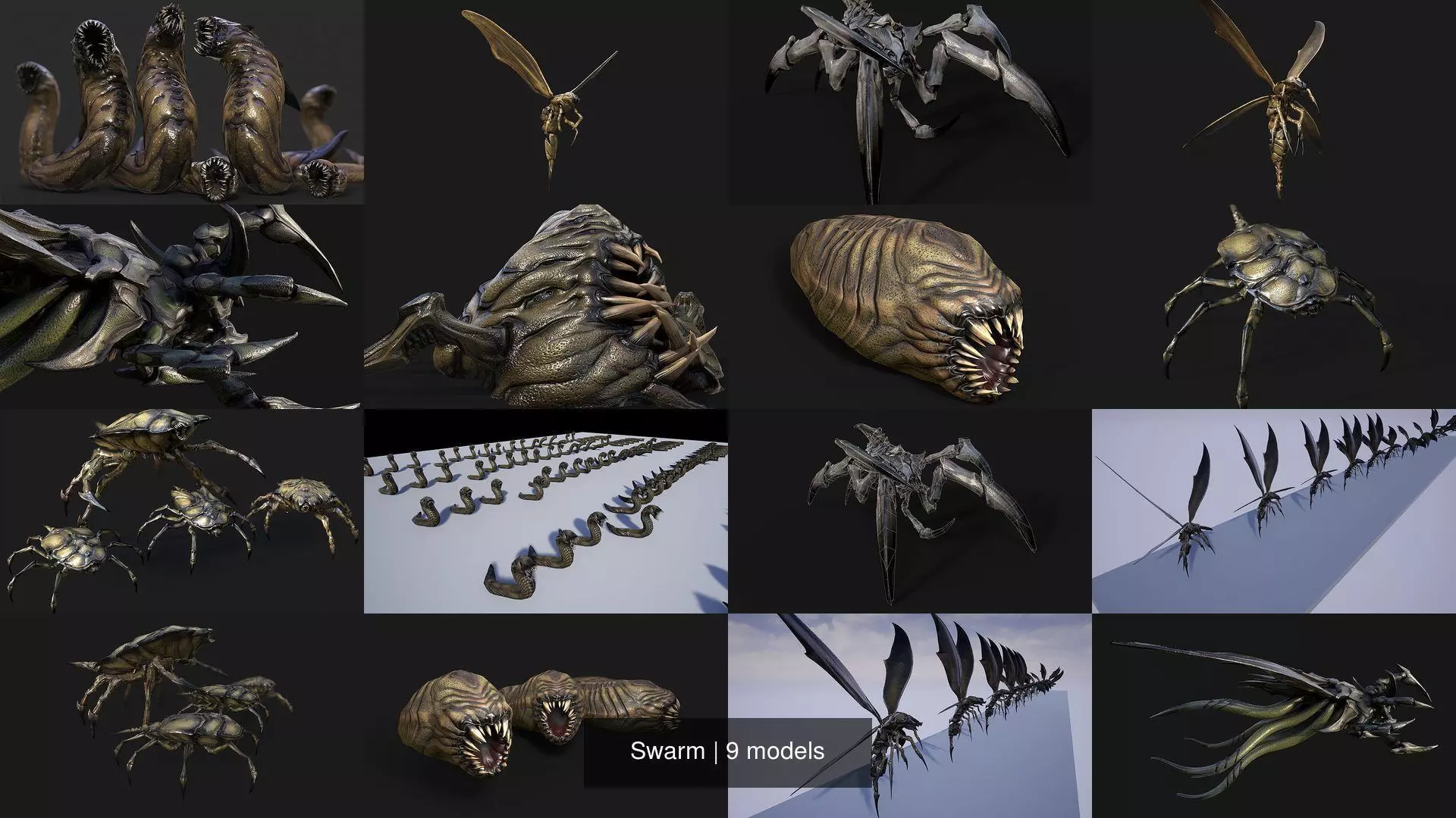 Swarm 3D Model Collection_0