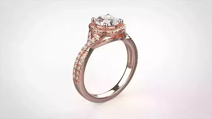 woman diamond ring R00225