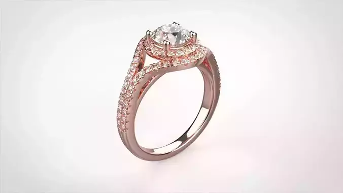 woman diamond ring R00228