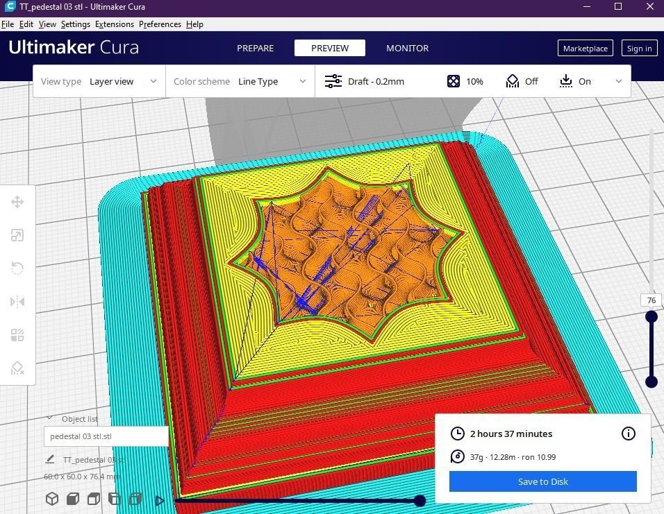 Pedestal 03 3D print model_10