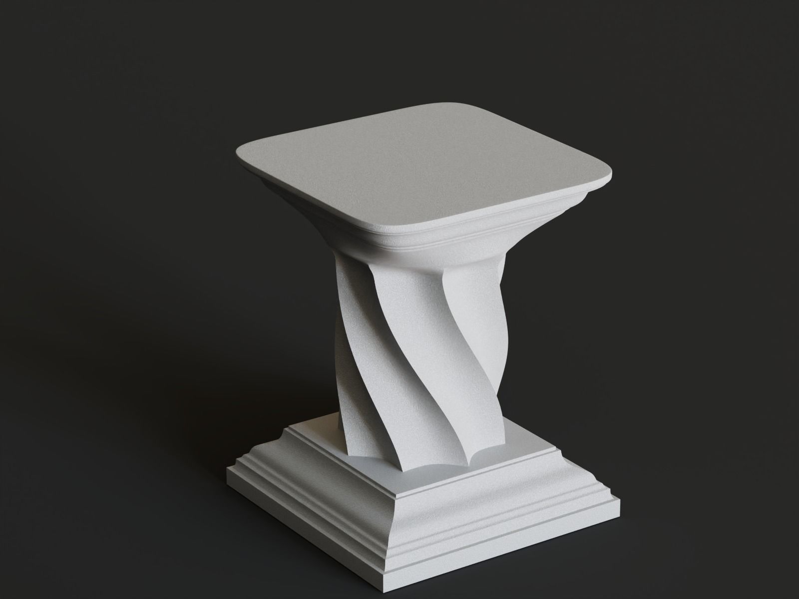 Pedestal 03 3D print model_6